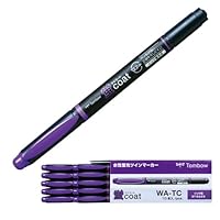 Amazon.co.jp: トンボ鉛筆 蛍光ペン 蛍コート 青 10本 WA-TC89
