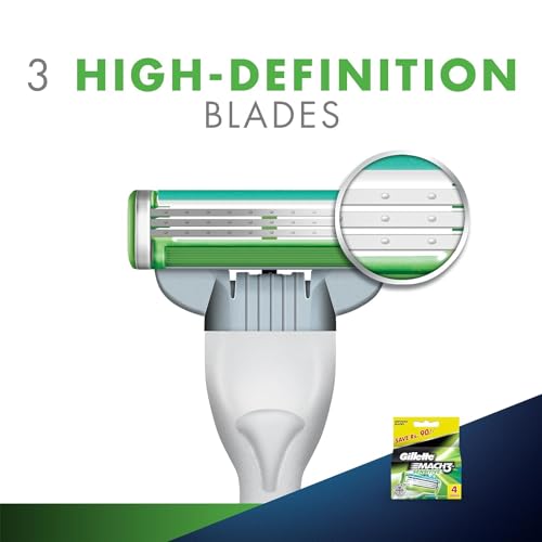 Gillette Mach3 Sensitive Blades - 4 Cartridges - Image 4