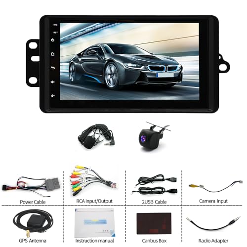 4+64G 7'' Car Stereo Radio for 2003 2004 2005 2006 Chevrolet Chevy Silverado Impala Tahoe,GMC Siera Yukon 2003-2006,Hummer H2 2003-2007,with CarPlay Android Auto,Touch Screen Radio GPS Back Camera by ikasus - Used condition - Image 8