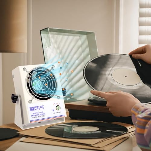 Image of FEITA Anti Static Ionizer Fan MINI Type DC Ionizing Air Blower Static Eliminator ESD Ionized Fan for Eliminating Electrostatic (FT-011MD)