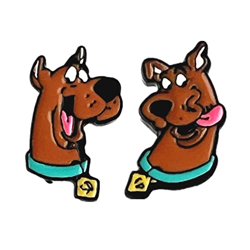 Scoob Doo Mystery Van Stud Earrings Anime Cartoon Earrings For Boys Girls And Women (Doo 5) #TOP21