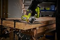 RYOBI 18 V ONE Brushless Akku-Trennsäge RCT18BL-0, 76 mm Scheibendurchmesser, Kompakt und einhändig bedienbar, LED-Beleuchtung, G5 GripZone, ohne Akku und Ladegerät – Ansicht 8