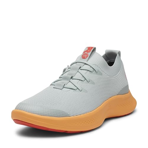 Timberland PRO Women's Solace Slip-On Soft Toe Healthcare Professional Shoe, Grey/Orange, 8.5 Wide