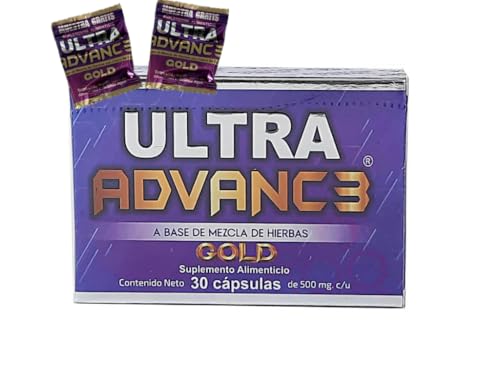 Imagen de Ultra Advance Gold 30 Capsulas De 500mg Producto Nuevo Cajita Morada