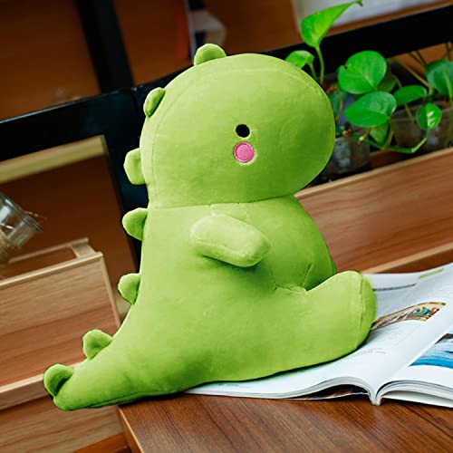 Image of KIZDY Cute Dinosaur Plush Toys, Fat Dinosaur Stuffed Animals Toys Dolls, Soft Plush Stuffed Dino Plushie, Birthday Gifts for Kids Girl Boys (Green 20 CM)