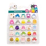 Original Squishmallows Mini Eraser Set, 25 Small Squishmallows Erasers, Cute School Supplies, Cute Stationery...