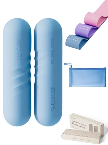 kure.fit Hand Weight Bars | Resistance Booty Bands |
