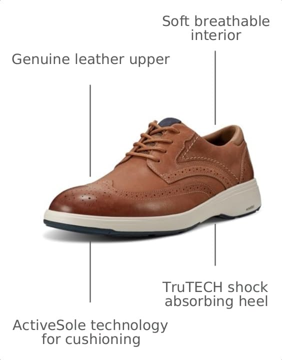 Image of Rockport Men's Noah Wingtip | Dress Shoes
