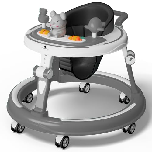 Image of StarAndDaisy Baby Walkers for 6-24 Month Baby Boy Girl /360Walker for Kids with 7 Level Height Adjustment /Walker for Baby with Switchable Food & Musical Toy Tray, Multicolor