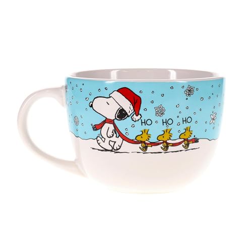Jarro decerámica Snoopy y Woodstock 24 onzas miniatura 3