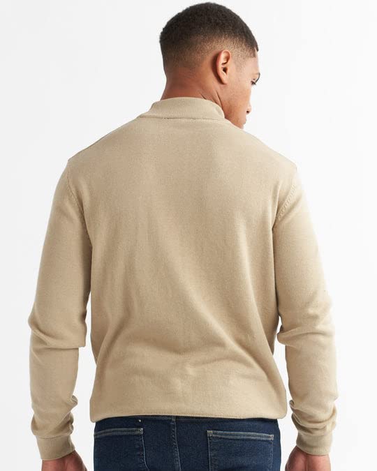 Pull col montant homme coton anti-irritation doux et respirant - 3