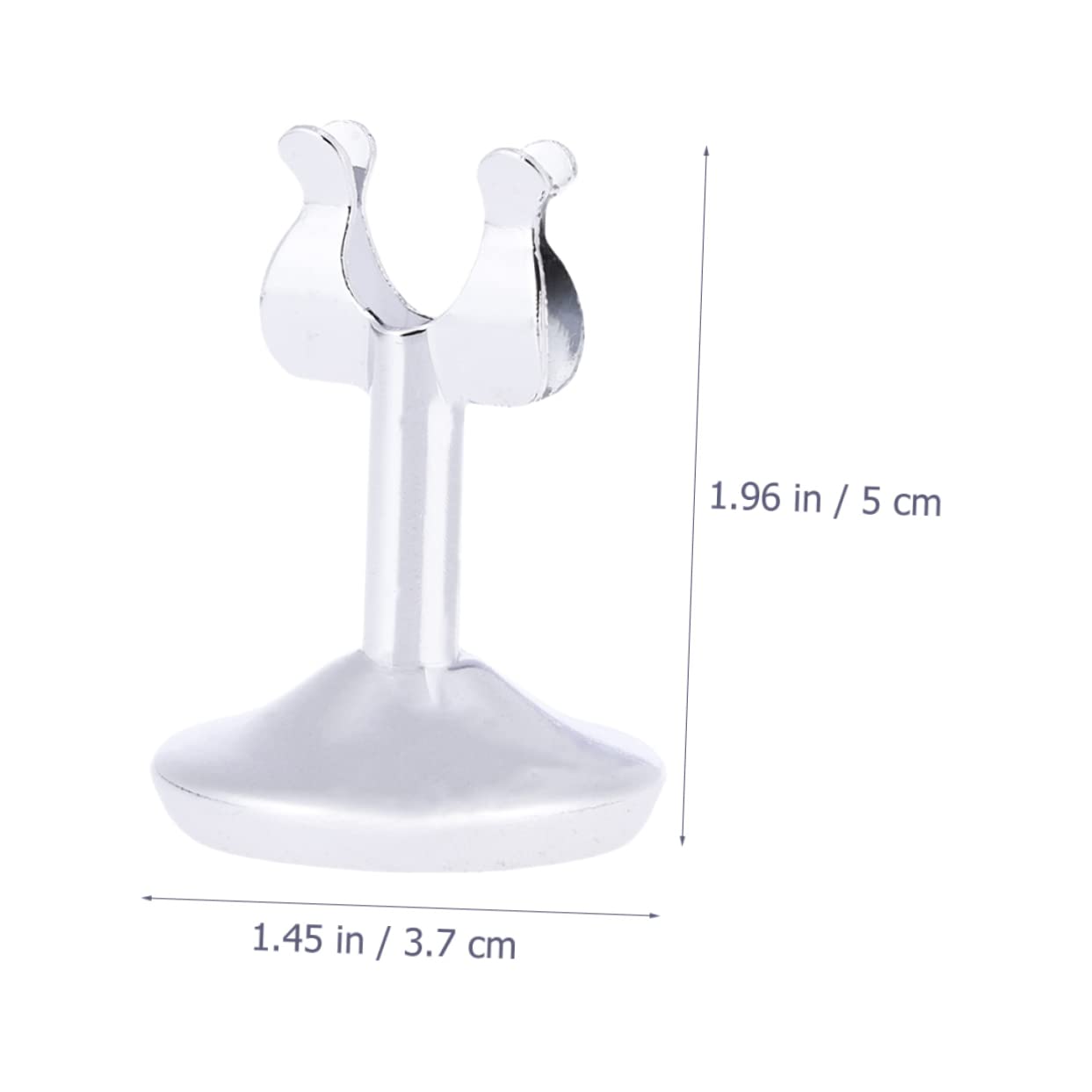 6piezas Portanúmeros De Mesa Tarjeteros De Inoxidable Multifunción Diseño Elegante