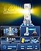 Marsauto H16 H11 H8 LED Fog Light Bulb Yellow, 12,000 Lumens 3500K Amber Yellow Fog Lights Super Bright & Compact H8/H11 LED Bulb, 1:1 Mini Size Plug and Play, Side Marker & Parking Light Combos