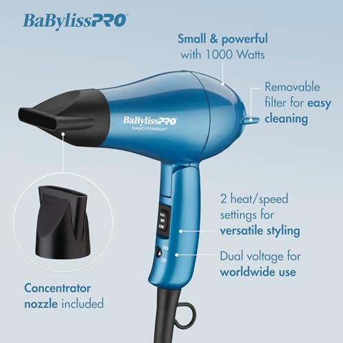 Babylisspro 000407060505-744 Nano Titanium Travel Dryer thumb #2