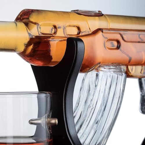 | Luxury AK47 Gun Decanter with Bullet Glasses 29 Product Image