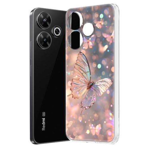 Image of Fashionury Soft Silicone Designer Printed Full Protection Printed Back Case Cover for Redmi 13 5G -D3164