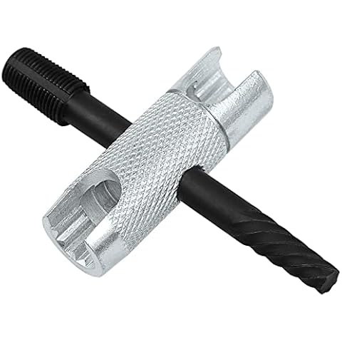 NOVINO Grease Fitting Tool Fits 1/8"-NPT, M10x1 and Grease Zerk Fittings with hex Size 3/8" (9.5mm) & 7/16" (11mm),Multi-Tool for Remove Install Rethread Damaged Broken Zerk Grease Fittings Cover