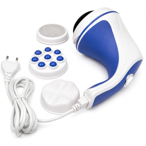 Massageador Corporal Elétrico 4 Acessórios Relaxante Anticelulite 110V
