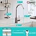 GIMILI Bar Sink Faucet Single Hole Brushed Nickel Modern Wet Small for Kitchen Farmhouse RV Camper Outdoor Utility Bathroom (Include RV Adapter 1/2 to 3/8)