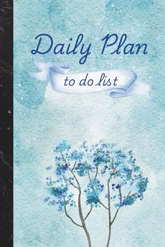 Daily Plan to do list: Note book. Pad. Jotter. Diary. Planner. Stationery. Lined. Cream paper. Writing list. 6 x 9 inches