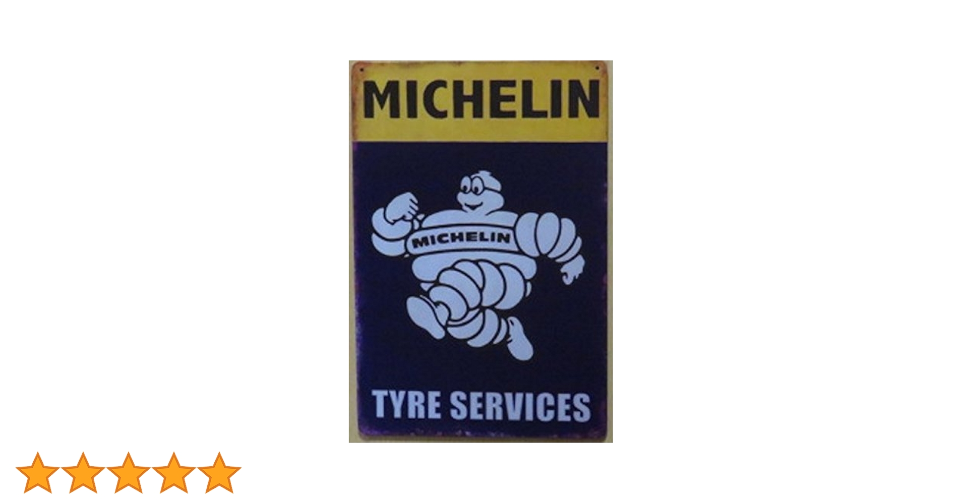 Amazon.co.jp: ミシュラン タイヤ TYRE SERVICES 金属製 メタル