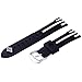 Produktbild LIUDSBFQINGR Uhrbändern for Samsung S3 Simple Fashion Streifenmuster Uhrenarmband (Schwarz + Weiß) Smart-Wear (Farbe : Red)