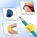 Ymapinc 7PCS Pencil Grippers for Kids Handwriting, Pencil Holder for Kids Toddler Pencil Gripperto Improve Handwriting for Kids, Finger Grips for Pencils, Suitable for Kids and Adults