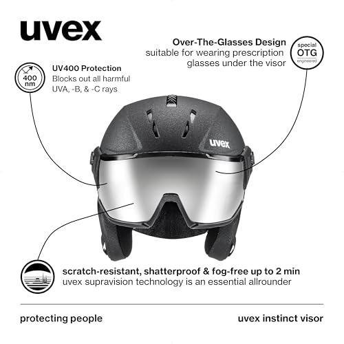 Casco de esquí uvex Instinct Visor con pantalla antivaho integrada 3