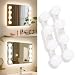(2 Pack) Vanity Lights for Mirror, Rechargeable Cordless Professional Portable Makeup Light with 4 LED Bulbs for Bathroom Dressing Room Vanity Table