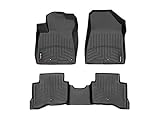 WeatherTech Custom Fit FloorLiners for Kia NIRO Plug-in Hybrid, NIRO, 1st & 2nd Row (441036-1-3), Black