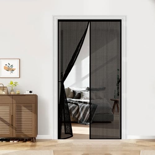 Moustiquaire sans perçage 101x272 rideau aimanté fixation rapide - 2