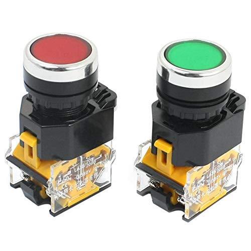 Interrupteur à bouton-poussoir momentané 22mm DPST pour remplacer un commutateur défectueux 10A