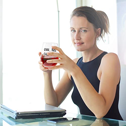 Dazlute Accountant Gifts, This Calls For A Spreadsheet Stemless Wine Glass For Women Accountant Banker Coworkers Cpa Graduation Boss Friends, Spreadsheet Gifts For Office Nerd Christmas Birthday, 17Oz #TOP4