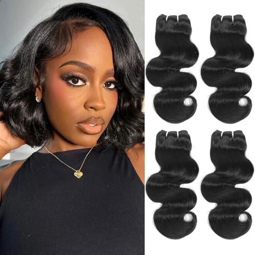 Human Hair Bundles 4 Bundles 8 8 10 10 Inch