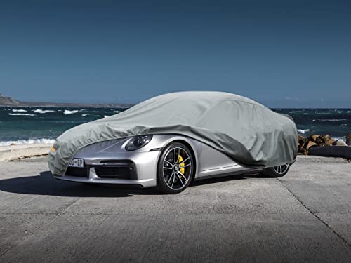 Image of Kayme Heavy Duty Car Cover Custom Fit Porsche 911 991 992 997 996 Carrera S 4S GTS Coupe Convertible Targa, Waterproof All Weather for Automobiles, Full Exterior Covers Sun Rain UV Protection.
