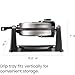 Chefman Rotating Belgian Waffle Maker, 180° Flip Iron w/ Non-Stick Plates, Adjustable Timer, Locking Lid, & Drip Plate, Space Saving Storage, Mess-Free Breakfast, Stainless Steel/Black
