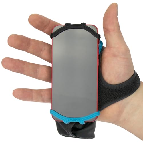 Support de téléphone portable Noxgear bleu pour courir sans encombrement avec carte et clé