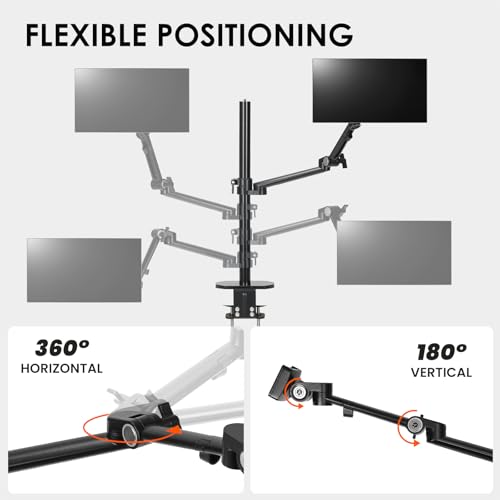 Image of TARION 19 inch Modular Arm Mount with Tablet Holder VESA Mount Titanrig Arm X