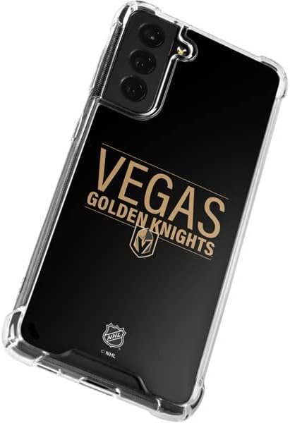 Skinit Clear Phone Case Compatible with Galaxy S22 Plus - Officially Licensed NHL Vegas Golden Knights Lineup Design