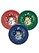 bulk buys Round Christmas Serving Tray, Case of 36