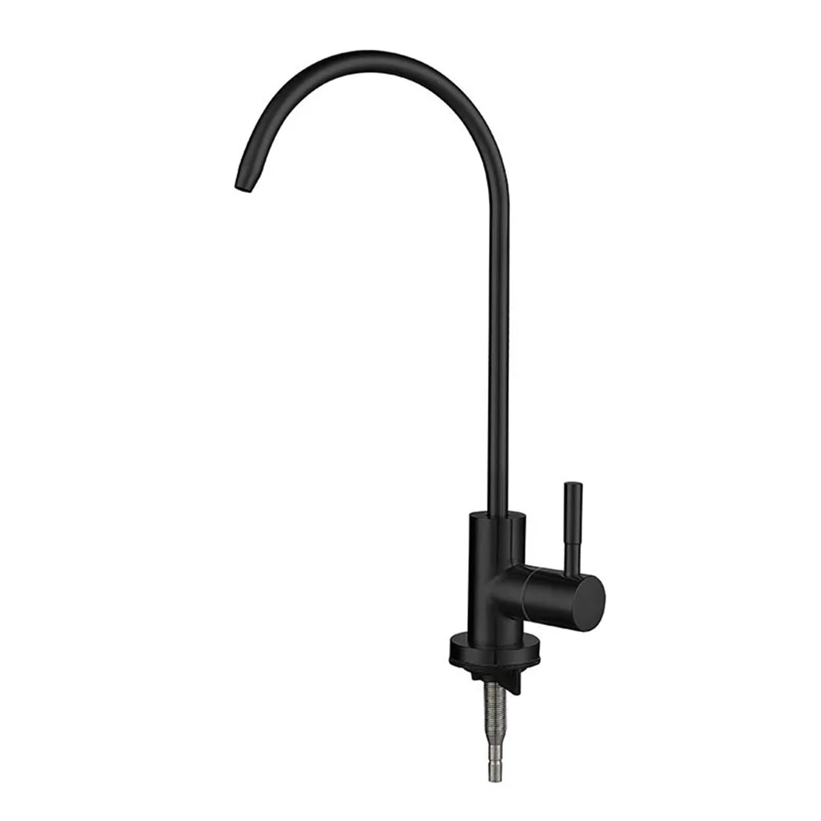 Aycdl Black 1/4" Kitchen Faucets Direct Drinking Tap Water Purifier Faucet Single Cold Reverse Osmosis Filter Sink Gold,-A