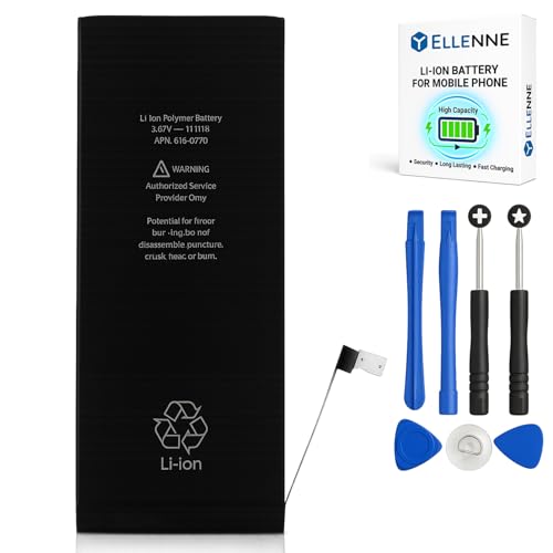 ELLENNE   Batería para Apple iPhone 6 Plus 2915 mAh con kit de destornilladores incluido