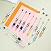 PIPITREE 20PCS Beadable Pens Bulk Beaded Pen 10 Colors Colored Plastic Black Ink Ballpoint DIY Pens Kit Pen Making Supplies for Women and Men Holiday Graduation Gifts Office School Supplies