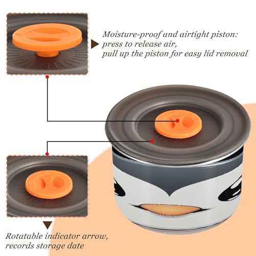 Recipiente Hermético de Acero Inoxidable para Café 500ml miniatura 3