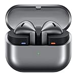 Samsung Galaxy Buds3 with Galaxy AI, Wireless Earbuds, Noise Cancelling, Bluetooth, 360 Audio, Silver, 2 Year Extended Warranty (UK Version)