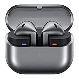 Samsung Galaxy Buds3 with Galaxy AI, Wireless Earbuds, Noise Cancelling, Bluetooth, 360 Audio, Silver, 2 Year Samsung Extended Warranty (UK Version)