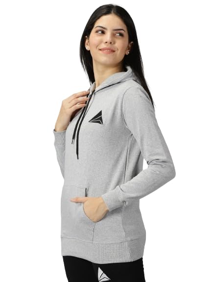 Image of ANGAR Women Long Sleeve Hoodie Pullover Cardigan Tshirts with Pockets Casual Sweatshirt Gym Hooded