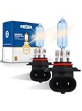 wideep 9005/HB3 Halogen Headlight Bulbs, DC 12V 65W 3800K, Car Headlamp Replacement Bulbs for High Beam or Low Beam, 2 Pack