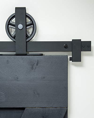 Sistema de puerta corredera, rueda superior de radios de 200 cm, juego...