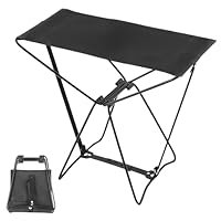 HOSPAOP Mini Klapphocker Faltbar Camping Hocker Angelhocker, Tragbarer Campinghocker Klappbar mit Tragetasche, bis 100KG, Falthocker für Angeln Wandern Gartenarbeit und Strand
